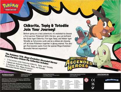 Pokémon TCG: Mega Evolution-Ascended Heroes First Partners Deluxe Pin Collection