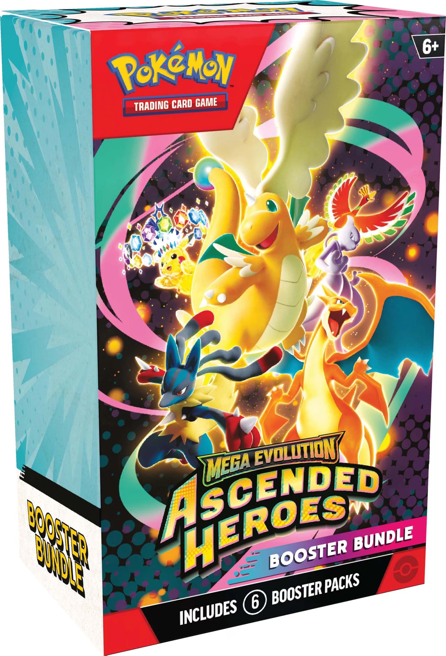 Pokémon TCG: Mega Evolution-Ascended Heroes Booster Bundle (6 Packs)