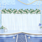 20ft x 10ft Heavy Duty Telescopic Wedding Backdrop Stand for Weddings Party Decor