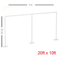 20ft x 10ft Heavy Duty Telescopic Wedding Backdrop Stand for Weddings Party Decor