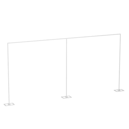 20ft x 10ft Heavy Duty Telescopic Wedding Backdrop Stand for Weddings Party Decor