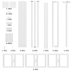 20ft x 10ft Heavy Duty Telescopic Wedding Backdrop Stand for Weddings Party Decor