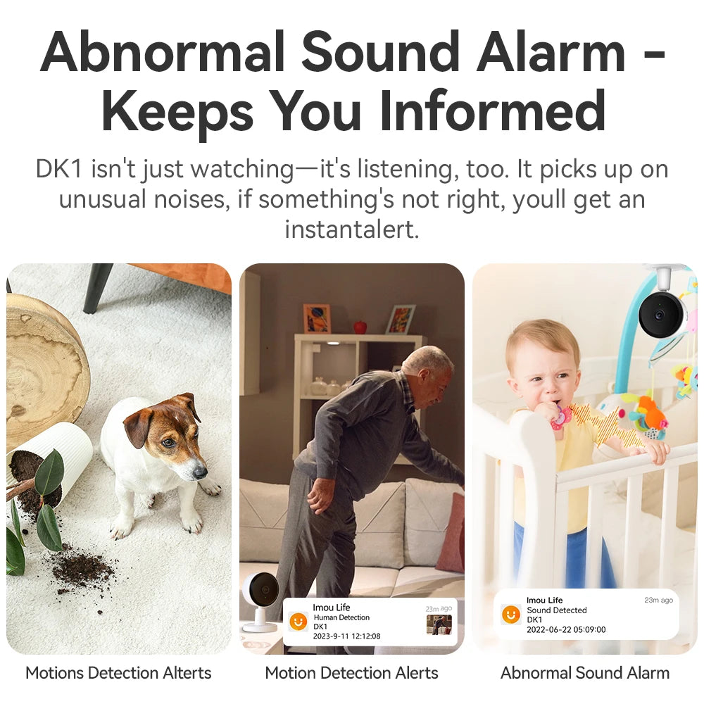 IMOU Indoor Security 2MP Camera 4PCS Wi-Fi IP Security Surveillance Smart System with Night Vision Baby Camera