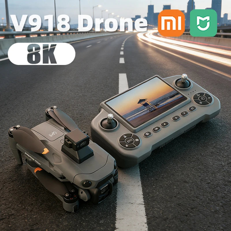 Xiaomi Mijia V918 3S GPS Drone 8K Professional Camera Aerial FPV Brush power Laser Obstacle with Large Screen RC Folding 2026
