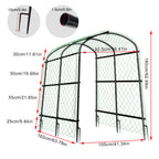 Cucumber Trellis for Garden Vegetable Trellis,U-Shaped Metal Garden Trellis Arch Plant Grow Support Frame for Climbing