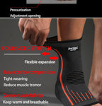 JINGBA SUPPORT 1 PCS 3D Compression Nylon Strap Belt Ankle Protector