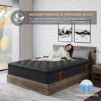34cm Mattresses Queen Double King Single Euro Top Medium Firm Memory Foam Bed