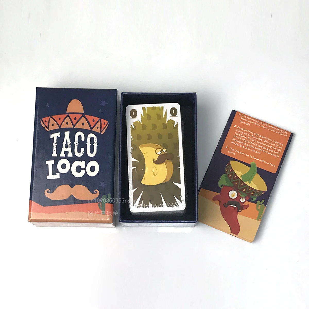 Hot Games TACOLOCO Crazy Taco Strategy Family Chessboard Game 2-5 People Casual Party Card Game in Chinese and English