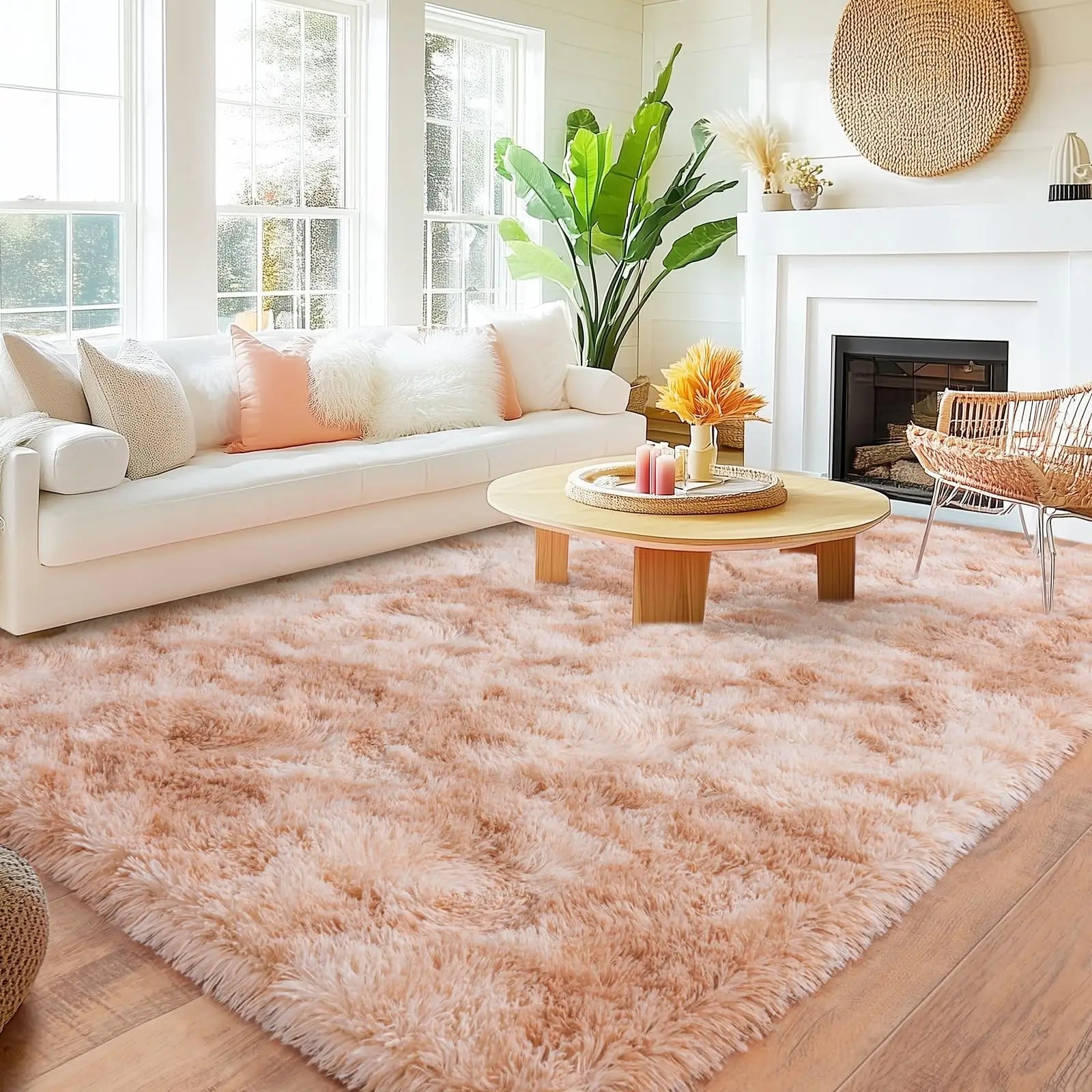 Long Plush Carpet For Living Room Sofa Area Rugs Modern Ultra-Soft Fluffy Floor Mat Kids Bedroom Bedside Rugs Home Decor Gray