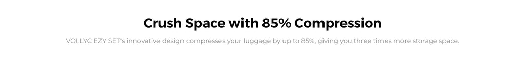 FLEXTAIL X VOLLYC EZYPACK - 25L Vacuum Storage Bag, Reusable Clothing Storage Bag, Travel Backpack Luggage Bag, 85% Compression