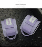 Leather Fitness Ankle Straps Adjustable Cuffs Gym