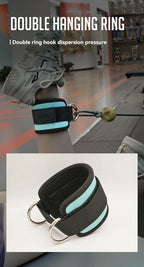 Adjustable Padded Ankle Wrist Cuffs Padded Straps D-Ring