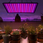 45W Square Full Spectrum Plant Light with Hook LED Grow Light Full Spectrum Plant Lamp for Indoor Gardening Vegetables Grow Tent