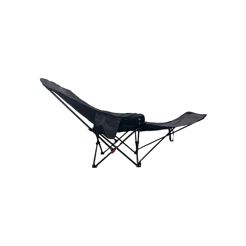 Outdoor Portable Camping Recliner Foldable Nap Beach Chair with Leg Support