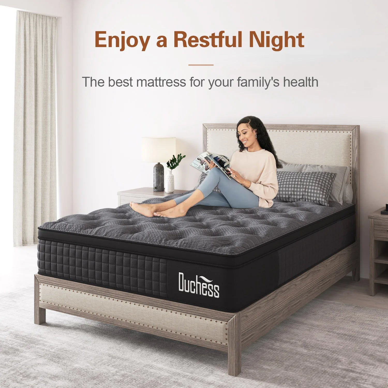 QUEEN DOUBLE KING SINGLE Mattress Pocket Spring Gel Memory Foam Luxury EuroTop 27cm
