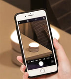 PwwQmm LED Night Light Wireless Motion USB Charging Cabinet Night Lamp Bedside Table For Bedroom Home Closet Sensor Round Lights
