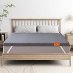 5cm Memory Foam Mattress Topper Bed Bamboo Cover Underlay