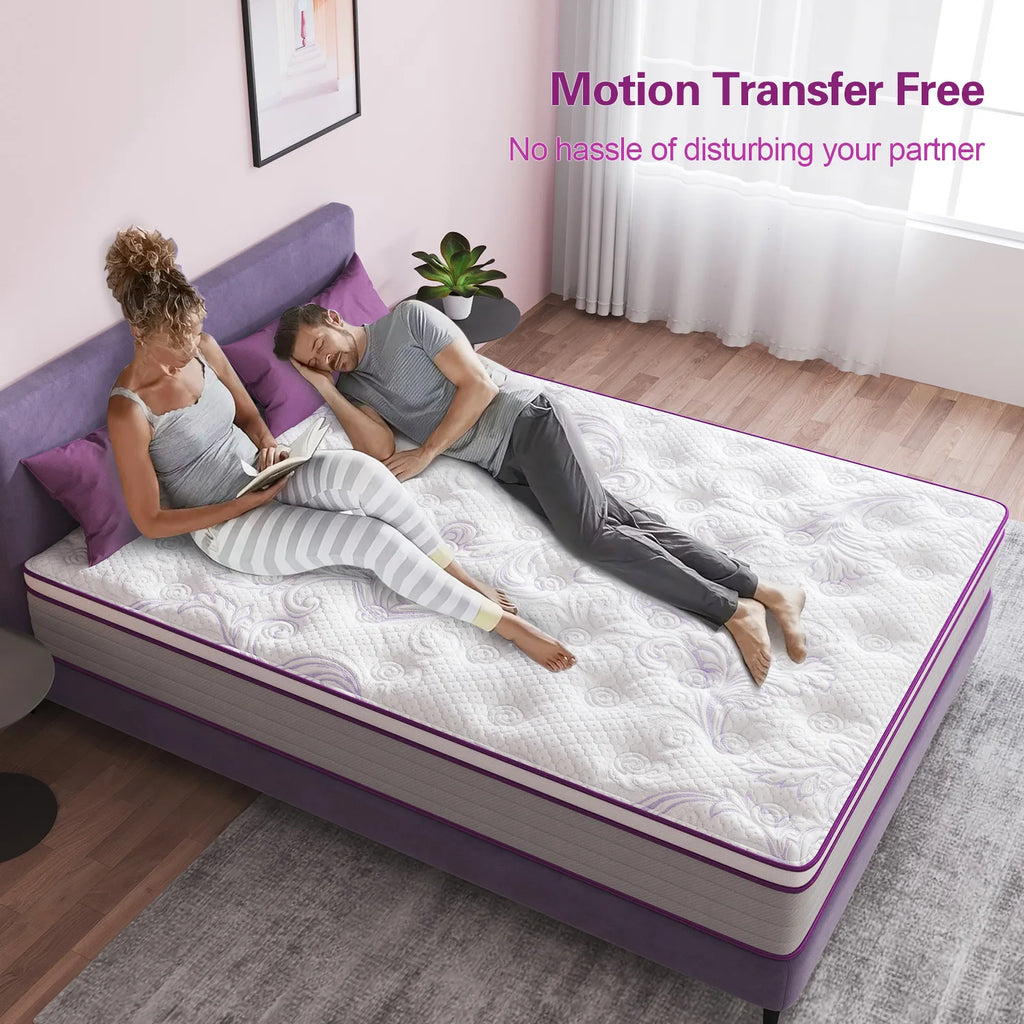 Queen Size Bed Mattress Memory Foam No Spring Medium Firm