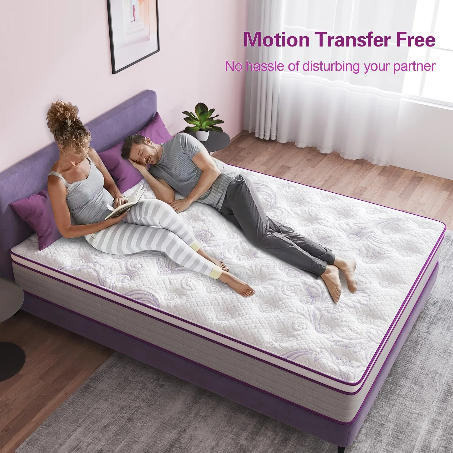 Queen Double King Single Bed Mattress Memory Foam No Spring Medium Firm
