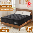 Duchess Mattress KING Size Bed Medium Firm Spring Memory Foam 27cm