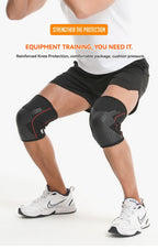 AOLIKES Knee Sleeves for Weightlifting & Powerlifting (7mm Pair) For Men & Women - Knee Wraps for Weight Lifting, Squats