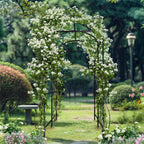 Cucumber Trellis for Garden Vegetable Trellis,U-Shaped Metal Garden Trellis Arch Plant Grow Support Frame for Climbing