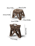 Portable Folding Chair for Indoor/Outdoor Use, Camping, Hiking, Fishing, BBQ