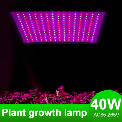 45W Square Full Spectrum Plant Light with Hook LED Grow Light Full Spectrum Plant Lamp for Indoor Gardening Vegetables Grow Tent