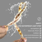Oval LED Bathroom Mirror with Lights, Anti-Fog, Bluetooth Speaker, 3 Colors Temperature Dimmable Lighted Mirrors Waterproof