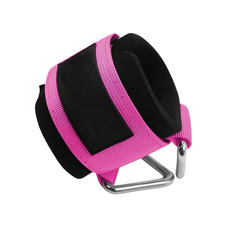 Wrist Cuffs for Cable Machine, Adjustable Neoprene Padding