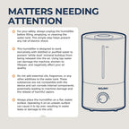 ROUNY Air Humidifier, 4L Large Capacity Ultrasonic Humidifier