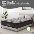 Duchess Mattress Queen Pocket Spring Gel Memory Foam Medium Firm ALL SIZE
