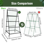 Cucumber Trellis for Garden Vegetable Trellis,U-Shaped Metal Garden Trellis Arch Plant Grow Support Frame for Climbing