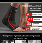 JINGBA SUPPORT 1 PCS 3D Compression Nylon Strap Belt Ankle Protector