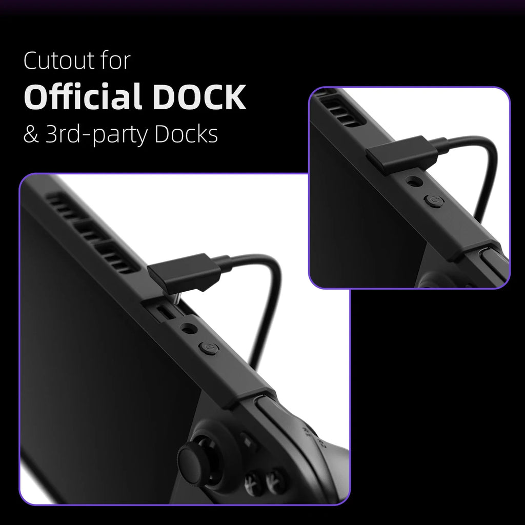 Skull & Co. GripCase SD Protective Case Standable Cover Soft Material Shell for Steam Deck EDC Case Carring Bag for Steam OLED