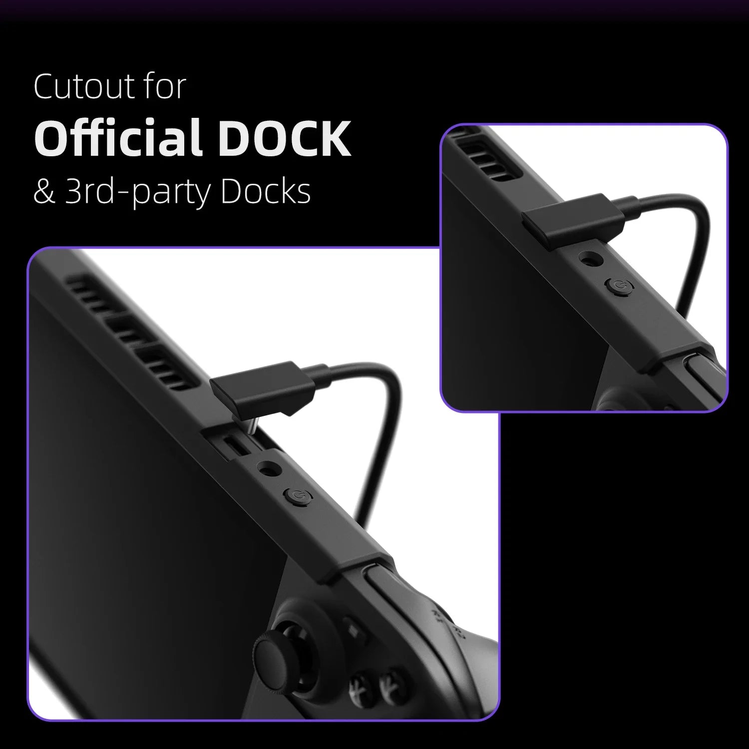 Skull & Co. GripCase SD Protective Case Standable Cover Soft Material Shell for Steam Deck EDC Case Carring Bag for Steam OLED