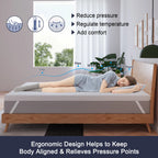 Gel Memory Foam Mattress Topper Queen Size Matress Pad Mat