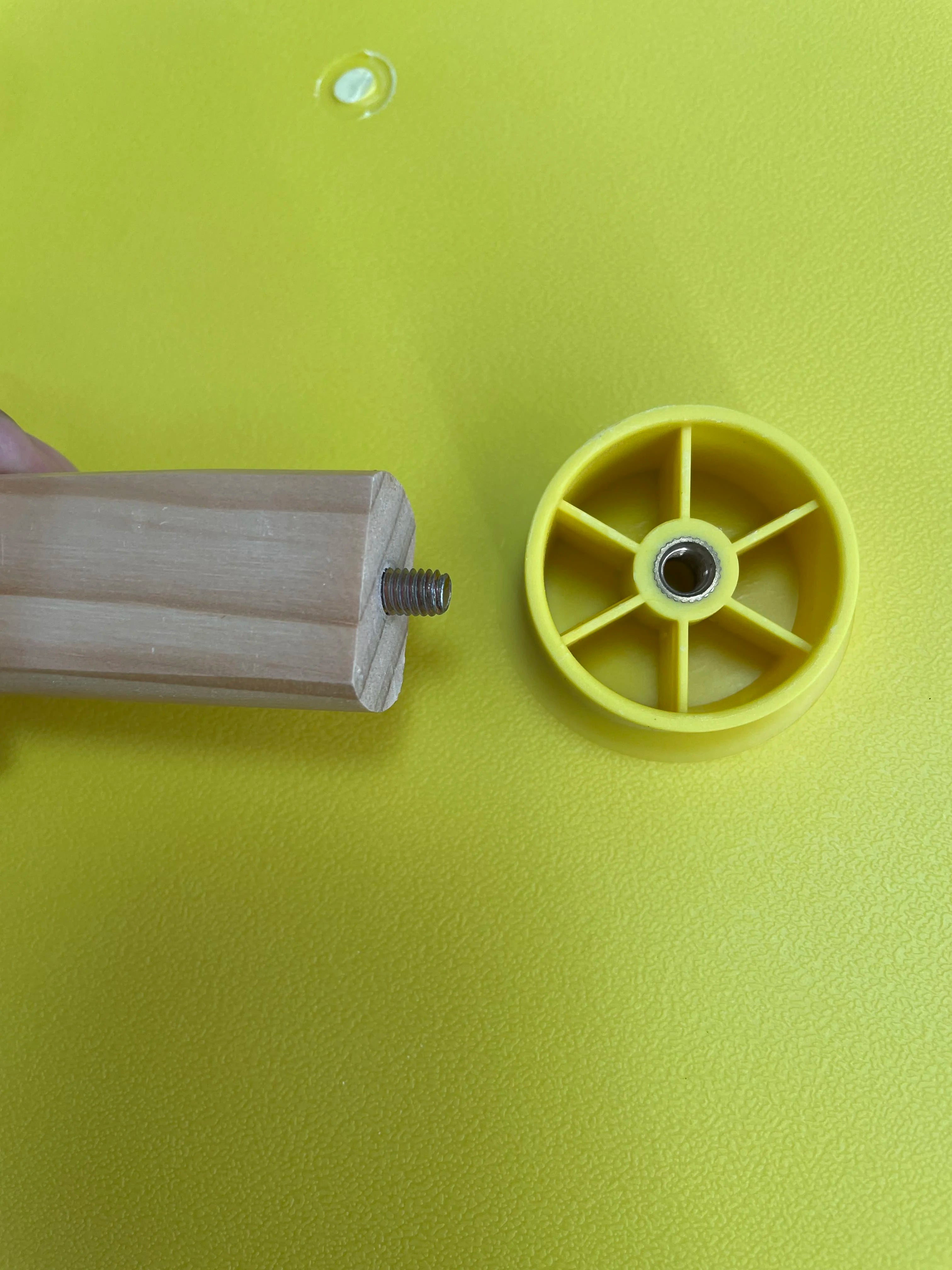 Mumucc Yellow Coffee Table,Bedside Desk,White Nordic Modern Minimalist