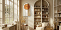 Wisfor Wall Decorative Mirrors Arched Brown Tinted Glass Wall Mounted Clock for Home,Hotel,Living Room,Dining Room,Bedroom Walls