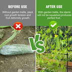 Cucumber Trellis for Garden Vegetable Trellis,U-Shaped Metal Garden Trellis Arch Plant Grow Support Frame for Climbing