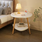 Hot Selling Bedside Table Cabinet Modern Luxury Wood Nightstands Large Bed Side End Table for Bedroom