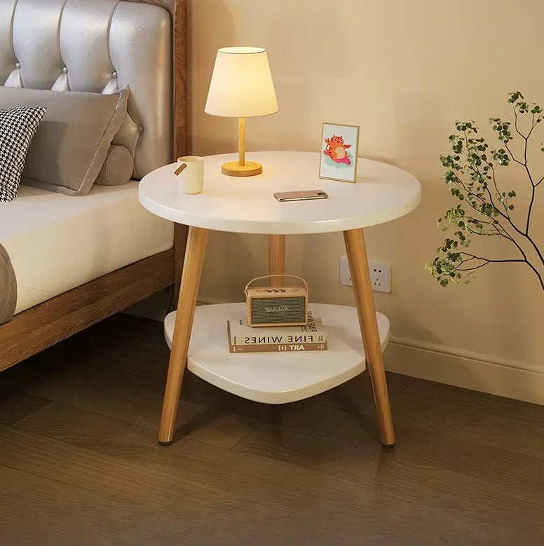 Hot Selling Bedside Table Cabinet Modern Luxury Wood Nightstands Large Bed Side End Table for Bedroom