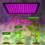 45W Square Full Spectrum Plant Light with Hook LED Grow Light Full Spectrum Plant Lamp for Indoor Gardening Vegetables Grow Tent
