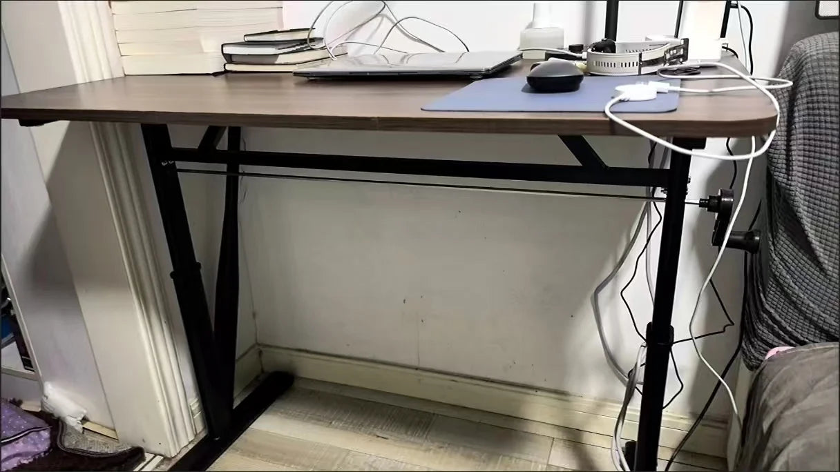 Modern Simple Adjustable Height Computer Desk Ergonomic Study Table for Home Office Durable Writing Desk Furniture