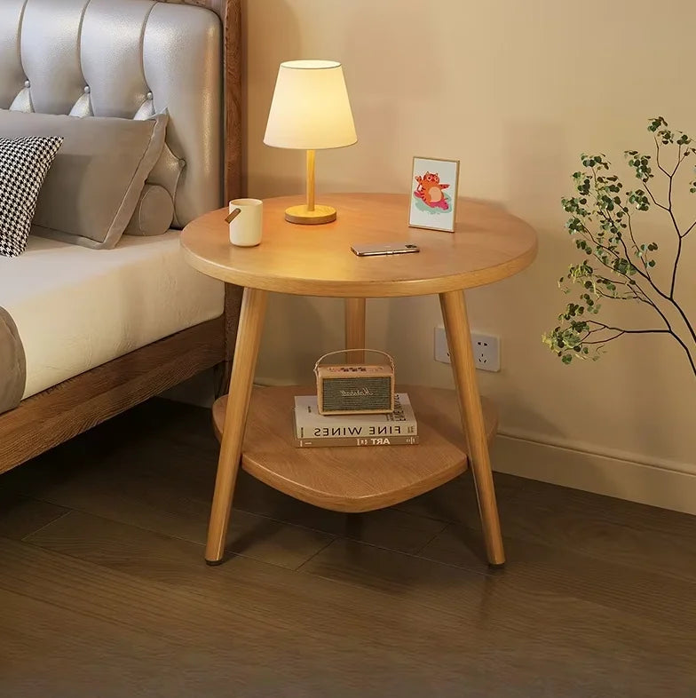 Hot Selling Bedside Table Cabinet Modern Luxury Wood Nightstands Large Bed Side End Table for Bedroom