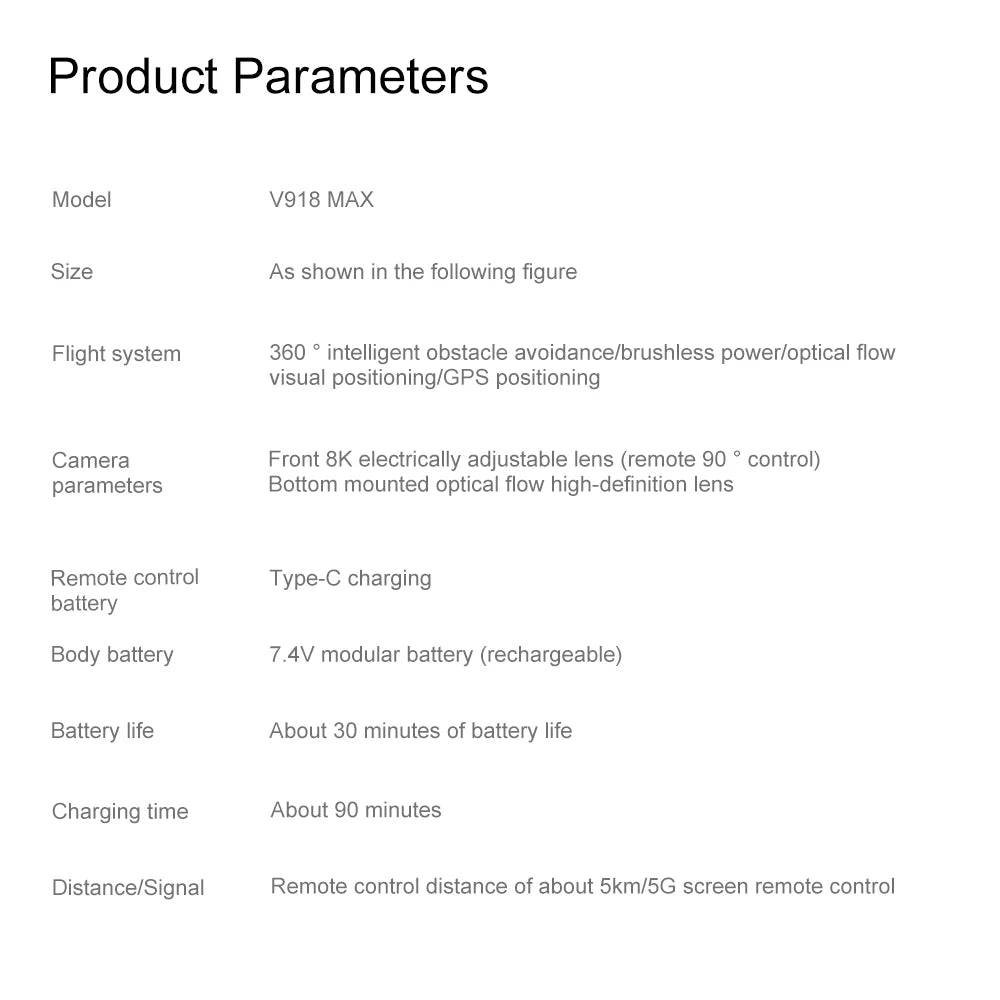 Xiaomi Mijia V918 3S GPS Drone 8K Professional Camera Aerial FPV Brush power Laser Obstacle with Large Screen RC Folding 2026