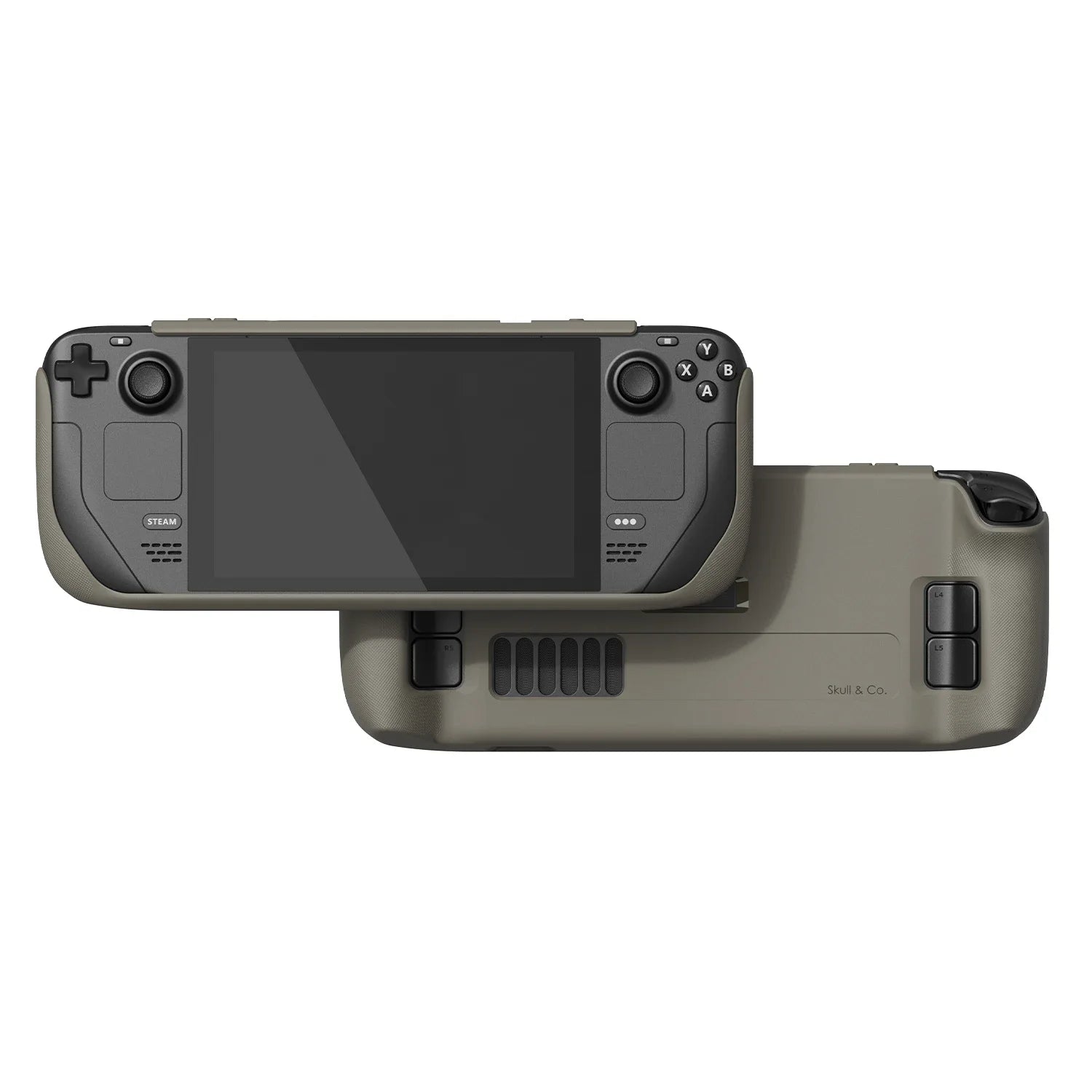 Skull & Co. GripCase SD Protective Case Standable Cover Soft Material Shell for Steam Deck EDC Case Carring Bag for Steam OLED