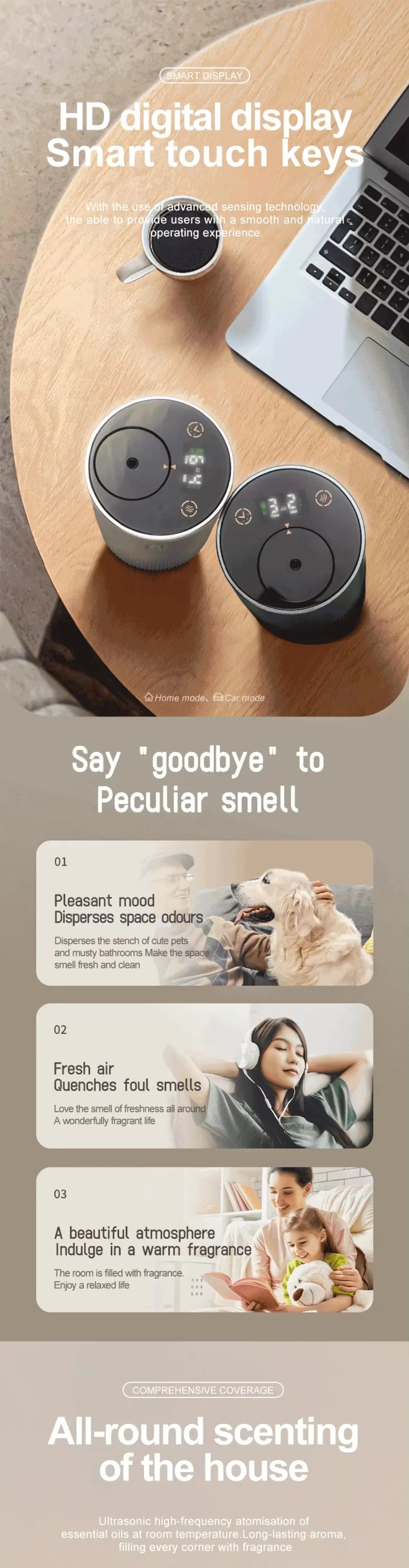 Portable Essential Oil Diffuser Rechargeable