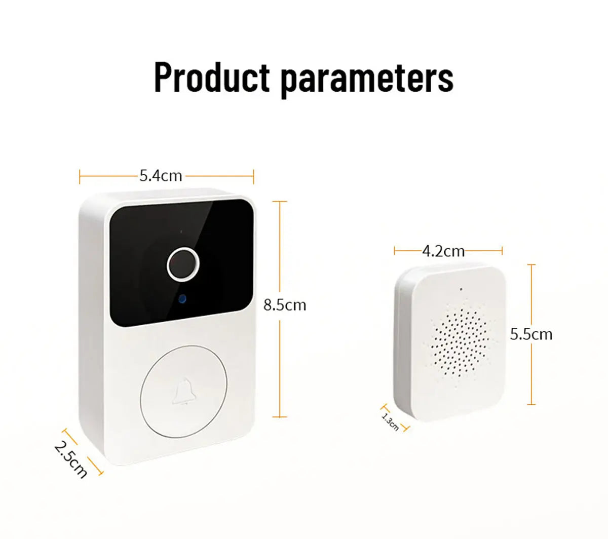 WIFI Video Doorbell Camera Wireless IR Night Vision