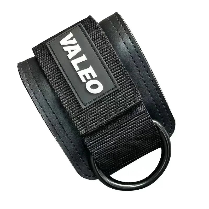 Leather Fitness Ankle Straps Adjustable Cuffs Gym